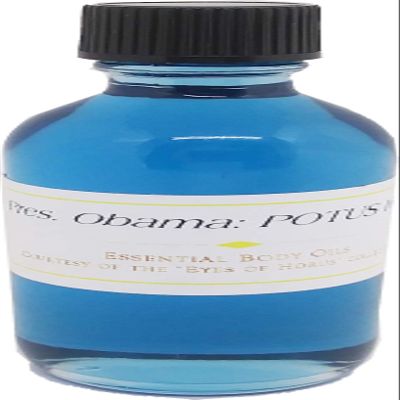 TCEShop President Obama: POTUS 1600 For Men Scented Body Oil Fragrance [Regular Cap - Blue - 2 oz.] - ID#4294