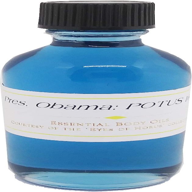 TCEShop President Obama: POTUS 1600 For Men Scented Body Oil Fragrance [Regular Cap - Blue - 2 oz.] - ID#4294