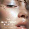 KYDA Face Highlighter Palette, High Glossy Pearl White Face Illuminator Palette, Natural Shimmer Smooth Baked Highlighter Makeup, Lasting Sparkling Baked Pressed Powder- PEARL view 2