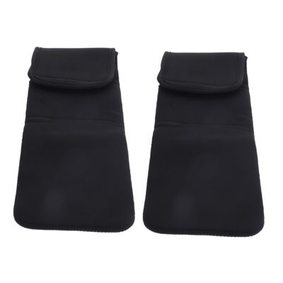 Beatifufu 2pcs Hair Straightener Protective Cover Heat Resistant Travel Bag for Hair Styling Tools Curling Pouch