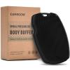 Canroom Silicone Body Scrubber - Anti Zinc Infused-Highly Elastic Bristles Exfoliating Body Scrubber for Shower Body,Cellulite Reduction,Blood Circulation- Black view 1