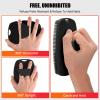 Canroom Silicone Body Scrubber - Anti Zinc Infused-Highly Elastic Bristles Exfoliating Body Scrubber for Shower Body,Cellulite Reduction,Blood Circulation- Black view 3