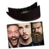 Angoily Beard Brush with Boar Bristle Beech Handle Practical Grooming Tool for Men Facial Hair Compact Design for Travel for Shaping and Styling Your Beard view 3
