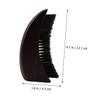 Angoily Beard Brush with Boar Bristle Beech Handle Practical Grooming Tool for Men Facial Hair Compact Design for Travel for Shaping and Styling Your Beard view 4