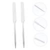 Mipcase 4pcs Stainless Steel Makeup Spatula Handle for Easy Mixing and Application Versatile Cosmetic Tool for Foundation Painting and Nail Art view 4