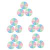 Mipcase 15sets Dual Use Makeup Sponges Small Cosmetic Tools for Wet and Dry Application for Foundation and Blending Pack view 1