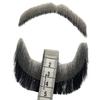 Voloria Fake Beard Human Hair Full Hand Tied Facial Hair Black Goatee False Beards Lace Invisible Fake FaceMustache for Entertainment Drama Party Costume Party (Style-1, Black) view 4