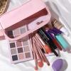 Full Makeup Kit for Women - 18 Eyeshadows, 3 Lipsticks, Blush Oil, Mascara, Eyeliner, Eyebrow Pencil, Foundation, Sponge, Makeup Bag & 8pcs Brushes view 3