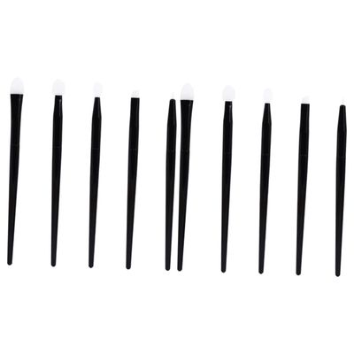 Mipcase 2sets Silicone Makeup Brushes Portable Eyeshadow Eyebrow and Lip Applicators for Silicone Brush Kit Comfortable Grip for Easy Use