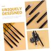 Mipcase 2sets Silicone Makeup Brushes Portable Eyeshadow Eyebrow and Lip Applicators for Silicone Brush Kit Comfortable Grip for Easy Use view 4