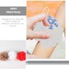 LOGOFUN 4pcs Christmas Bath Balls Xmas Themed Body Scrubber Christmas Style Exfoliating Bathing Ball for Festival Bathroom Supplies - Colorful view 2