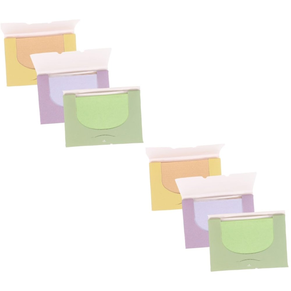 Mipcase 2sets Oil Blotting Papers Face Oil Control Tissues Absorbent Pads Quick Clean