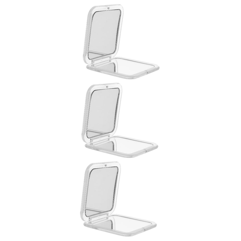 Mipcase 3pcs Folding Makeup Mirror Portable Compact Travel Mirror for Women Magnification Lightweight Design for Handbag Bedroom Office and Outdoor Use