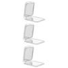 Mipcase 3pcs Folding Makeup Mirror Portable Compact Travel Mirror for Women Magnification Lightweight Design for Handbag Bedroom Office and Outdoor Use view 1