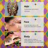 FUELEGO Mardi Gras Glitter Gel for Body, Face, Hair and Lip, Color Changing Glitter Gel Under Light, Mardi Gras Makeup Glitter Gel view 3