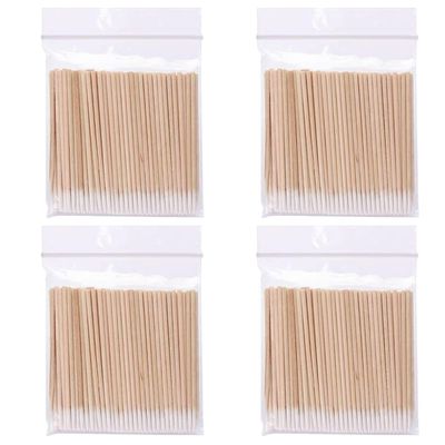 Cotton Swab Sticks Pointed Tip Cotton Tipped Precision Cosmetic Applicator 400PCS