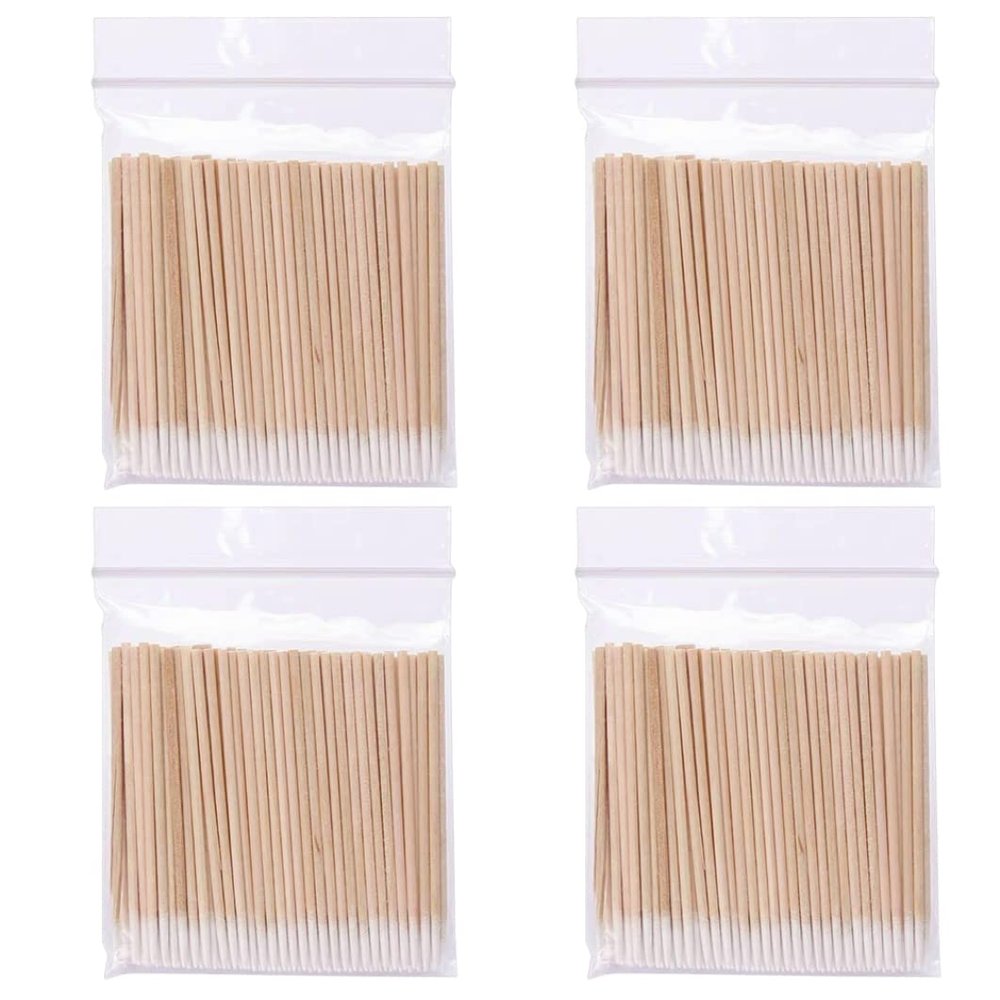 Cotton Swab Sticks Pointed Tip Cotton Tipped Precision Cosmetic Applicator 400PCS