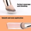 TEOYALL Flat Angled Foundation Brush, Large Dense Synthetic Bristles Kabuki Brush for Base Makeup with Liquid Cream Powder view 4