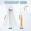30pcs Shower Head Cleaner Tools, Shower Head Cleaning Brushes Multi-Size Shower Head Cleaner Picks Anti-Clogging Cleaning Brush for Bathroom Small Hole Gap Nozzle Window Slot view 2