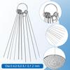30pcs Shower Head Cleaner Tools, Shower Head Cleaning Brushes Multi-Size Shower Head Cleaner Picks Anti-Clogging Cleaning Brush for Bathroom Small Hole Gap Nozzle Window Slot view 4
