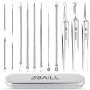 Blackhead Remover Pimple Popper Tool Kit, Blackhead Extractor Tool,11PCS Professional Pimple Comedone Extractor Tool for Blackheads, Acne, Whitehead,Zit Removing on Nose Face view 1