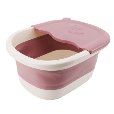 Asixxsix Foot Bath Basin, Portable Foot Soak Tub Foldable Foot Soaking Bath Basin with Massage Acupoint for Dry Cracked Feet, Pedicure Foot Soak ()