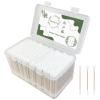 Egaageoi Bamboo Cotton Swabs 800 Count - Double-Tipped Cotton Buds for Ear Cleaning, Makeup, Crafts, and Personal Care - Organic, Biodegradable, and Gentle Swabs for Daily Hygiene and Detailing view 1