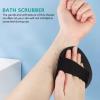 NOLITOY Bath Towel with Shower Scrubber 6 Pack Exfoliating Bath Balls Skin Cleaning Tools for view 4