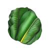 Banana Leaf Green Print Shower Cap, Bath Shower Caps for Women Long Hair, Double Layer Waterproof Bathing Shower Hat view 2