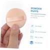 Housoutil 12pcs Round Powder Puff for Loose Powder Makeup Soft Sponge Applicator for Foundation and Concealer Non-fluorescent Cosmetic Puff view 3