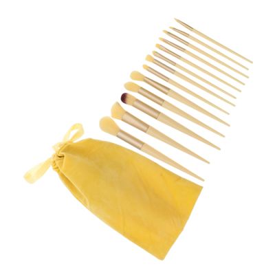 Housoutil 1set Makeup Brush Loose Powder Applicator Blush and Eyeshadow Brushes Comfortable and Fashionable Tools for Women Makeup Supplies Bag