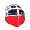 Happy Camper Red Print Shower Cap, Bath Shower Caps for Women Long Hair, Double Layer Waterproof Bathing Shower Hat view 2