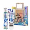 White Barn - Bath and Body Works - Gift Set 2 Piece Bundle - with Gift Bag HELLO GORGEOUS (Moonlight Path) view 1