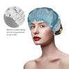 Airplane in The Evening Light Print Shower Cap, Bath Shower Caps for Women Long Hair, Double Layer Waterproof Bathing Shower Hat view 4