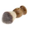 Amagogo Set of 3pcs Wood Shaving Brush + Stainless Steel Holder Stand + Mug Bowl Set view 4
