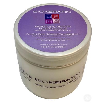 Biokeratin Moisture Repair Hair Masque, 16.9 Fl Oz (Pack of 1)