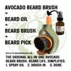 Avocado Beard Brush (Forest Fresh) view 2