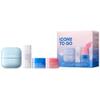 LANEIGE Icons To Go Set: Cream Skin, Water Bank Cream, Lip Sleeping Mask, Water Sleeping Mask, Travel Size, Full Size, Hydrate, Barrier-Boosting view 1