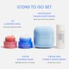 LANEIGE Icons To Go Set: Cream Skin, Water Bank Cream, Lip Sleeping Mask, Water Sleeping Mask, Travel Size, Full Size, Hydrate, Barrier-Boosting view 2