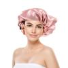 Housoutil 6pcs Bonnet for Sleeping Double Wall Hair-drying Cap Reusable Makeup Hair Cap view 3