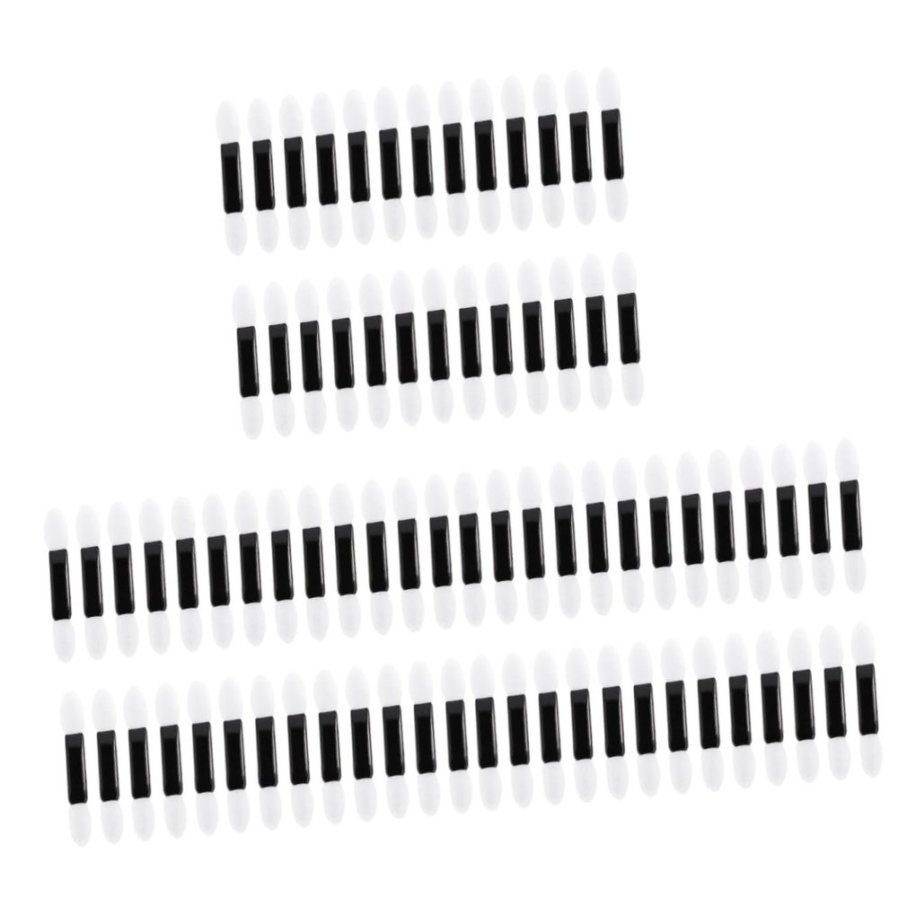 Mipcase 300pcs Brush Heads Precision Makeup Eyeshadow Applicator Brush Smooth Sponges for Women