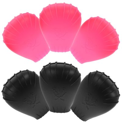 VINTORKY Makeup Brush Covers Protector 6pcs Silicone Brush Sleeves for Travel Use