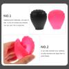 VINTORKY Makeup Brush Covers Protector 6pcs Silicone Brush Sleeves for Travel Use view 4