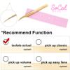 Flirt Curved Isolation Lash Tweezer by SoCal Beauty | Gold Professional Eyelash Tweezer for Eyelash Extensions, Hand-Tested with MM Guide  Lash Artists Favorite Precision Eyelash Applicator view 4