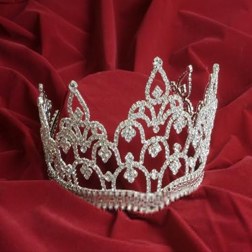 212 Main Silver Rhinestone Queen Crown