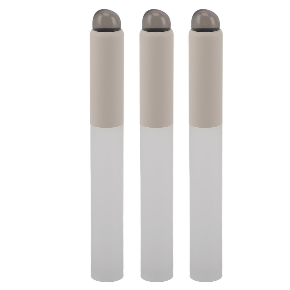 3PCS Silicone Lip Brush, Reusable Lip Applicator Gloss Balm for Blending, Concealer
