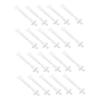 FRCOLOR 60pcs Nose Hair Remover Tool Disposable Wax Stick Facial Hair Removal Wax Applicator Pad view 1