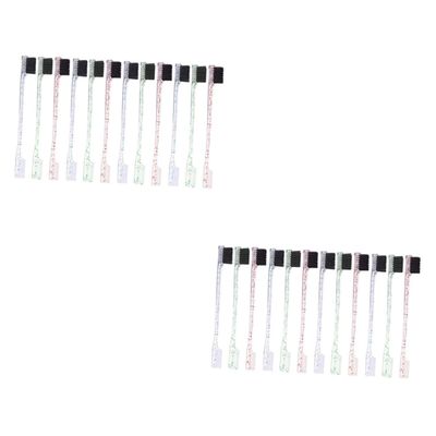 minkissy 24pcs Dual End Eyebrow Brush Brow Comb and Edge Brush for Women Makeup Portable and Easy to Use Eyebrow Shaping Tool for Home and