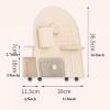 Makeup Organiser Storage Metal Makeup Organizer Rack Box, Countertop Organizer for Cosmetics, Vanity Holder for Lipstick, Brushes, Lotions, Eyeshadow, Nail Polish and Jewelry Skincare Display Case view 2
