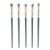 14pcs Green Makeup Blusher Brush Kit, Premium Synthetic Powder Concealers Eye Shadows Blush for Eyeshadow, Blush view 4